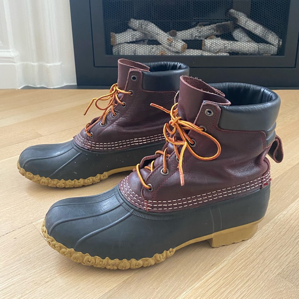 L.L. Bean Small Batch Duck Boots 6" Waterproof Size 8